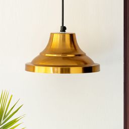 ExclusiveLane Gold Toned & Black Hanging Pendant Lamp Shade-image-75