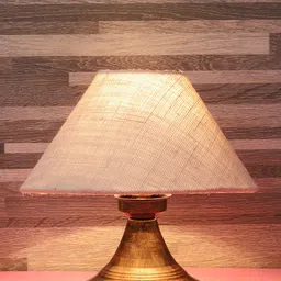 foziq Copper-Coloured Solid Table Lamps-10
