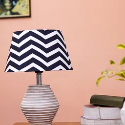 Pinecraft INTERNATIONAL White Atury Table Lamp with Shade image 4