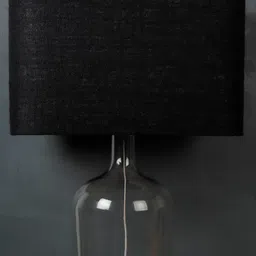 Grated Ginger Black Solid Handcrafted Table Lamp image 5