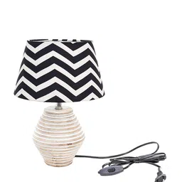 Pinecraft INTERNATIONAL White Atury Table Lamp with Shade image 5
