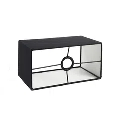 Grated Ginger Black Solid Contemporary Handcrafted Table Top Lamp with Shade image 3