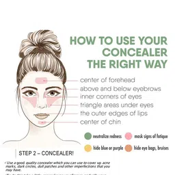 Adbeni 2 In 1 Concealer, Highlighter & Contour Stick - Shade A image 2