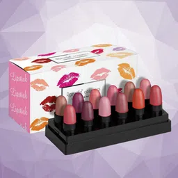 Ronzille Set of 12 Ultra Matte Mini Bullet Lipstick - Shade B-23