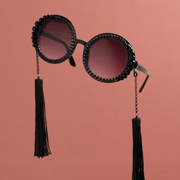 HAUTE SAUCE by  Campus Sutra Women Full Rim Round Sunglasses AW23_SOHISG9008-5