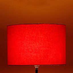Devansh Red Fabric Traditional Club Lamp Shade-33