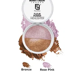 BeautyRelay London Face 2 Face Fleur Power Highlighter With 2 Shades-20