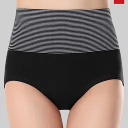 PLUMBURY Pack Of 2 High Waist Cotton Tummy Shapers-image-87