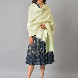 W Women Striped Design Cotton Shawl-picture-26