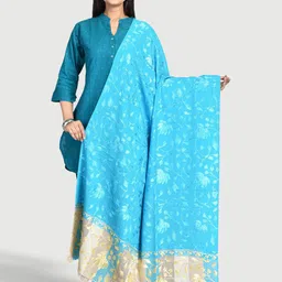 SWI Stylish Embroidered Woolen Shawl-picture-26