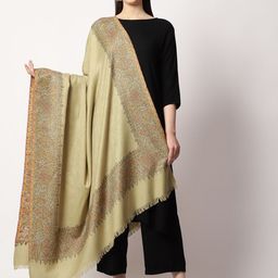 SWI Stylish Women Paisley Kaani Woven Design Shawl-55
