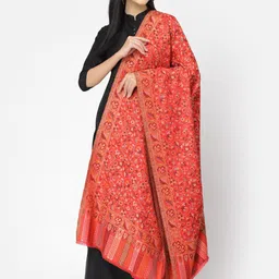 Anekaant Women Floral Woven Design Shawl-picture-31