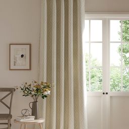 DDecor Beige & White Ethnic Motifs Room Darkening Door Curtain-15