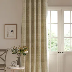 DDecor Tan Abstract Room Darkening Door Curtain-25