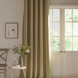 DDecor Brown Solid Room Darkening Eyelet Door Curtain-image-87