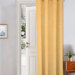 THE CONVERSION Yellow Room Darkening Long Door Curtain-image-49