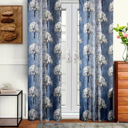 Cortina Set of 2 Floral Printed Door Curtains-23