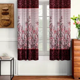 Cortina Set of 2 Abstract Printed Window Curtains-20