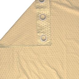 Cortina Beige Set of 2 Polka Dots Embossed Window Curtains image 5