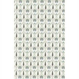 BED-SHEET.COM Green & White Cotton Floral Printed Window Curtain-picture-2