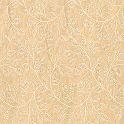 Cortina Set of 2 Cream-Coloured Embossed Leaf Print Polyester Long Door Curtains image 3