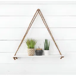VAH Kya Bat Hai !! Wood Rope Wall Plant Shelves-image-78