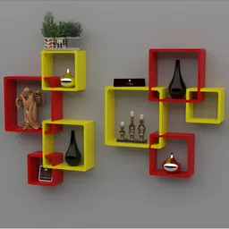 Wooden Twist Red & Yellow MDF-picture-8
