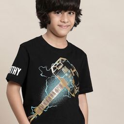 Kids Ville Boys Thor Printed Pure Cotton T-Shirt-image-41