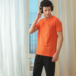 U.S. Polo Assn. Men Pure Cotton V-Neck Lounge T-Shirt-image-26