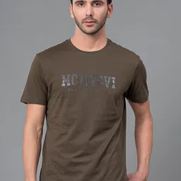 Red Tape Men Typography Printed Pure Cotton T-shirt-image-84