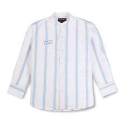 Gini and Jony Boys Vertical Striped Band Collar Casual Cotton Shirt-picture-44