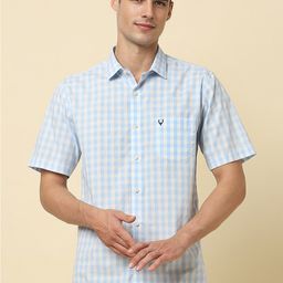 Allen Solly Slim Fit Vertical Striped Spread Collar Cotton Casual Shirt-image-24