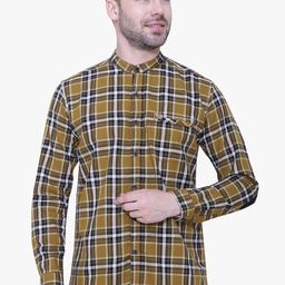 Kuons Avenue Men Checked Cotton Smart Slim Fit Casual Shirt-picture-25