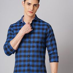 HARDSODA Buffalo Checked Twill Weave Casual Shirt-image-37