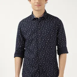 HARDSODA Micro Ditsy Printed Cotton Casual Shirt-image-9