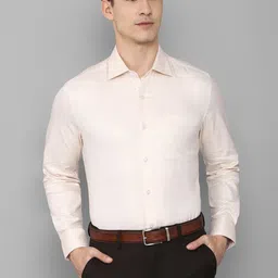 Louis Philippe Men Cream-Coloured Casual Shirt-picture-1