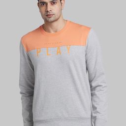 Park Avenue Colourblocked Cotton Pullover Sweatshirt-image-8