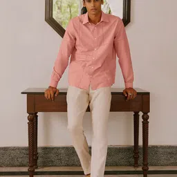 Andamen Men Premium Opaque Self Design Casual Shirt-image-28