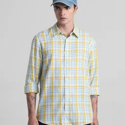 Jack & Jones Gingham Checked Long Sleeves Casual Shirt-picture-36