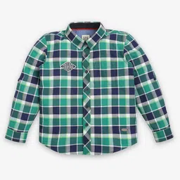 Ed-a-Mamma Boys Premium Tartan Checks Opaque Checked Casual Shirt-image-45
