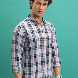 HIGHLANDER Men Tartan Checks Opaque Checked Casual Shirt-picture-27
