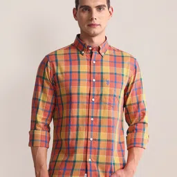 U.S. Polo Assn. Tartan Checks Opaque Cotton Casual Shirt-picture-19