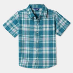 R&B Boys Tartan Checked Cotton Casual Shirt-picture-35