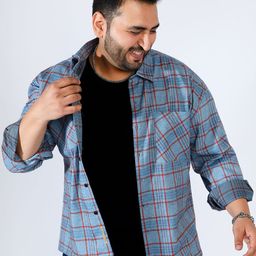 Instafab Plus Men Comfort Tartan Checks Opaque Checked Casual Shirt-image-53