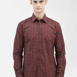 Crimsoune Club Checked Pure Cotton Slim Fit Casual Shirt-image-54