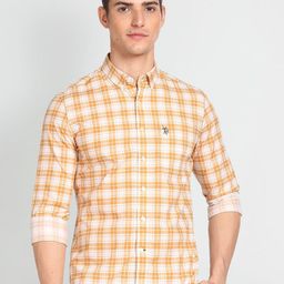 U.S. Polo Assn. Denim Co. Tartan Check Cotton Shirt-picture-0