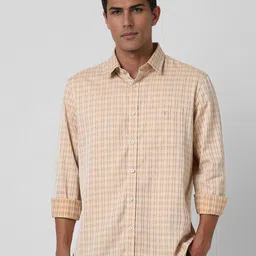 Van Heusen Sport Men Checked Opaque Cotton Casual Shirt-image-28