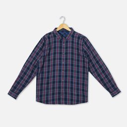 Allen Solly Junior Boys Tartan Checked Pure Cotton Casual Shirt-picture-28