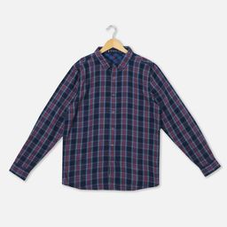 Allen Solly Junior Boys Opaque Checked Pure Cotton Casual Shirt-picture-27