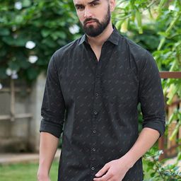 DILLINGER Conversational Printed Pure Cotton Casual Shirt-image-83